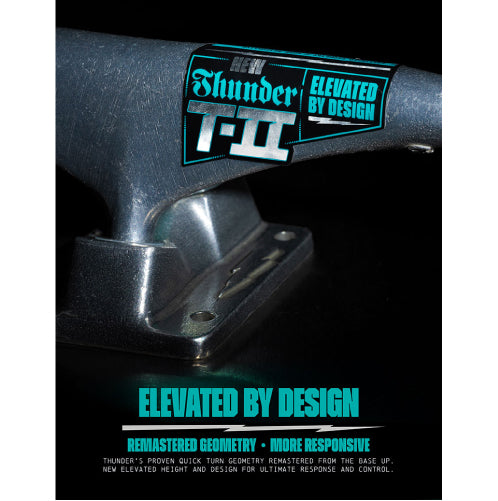 Thunder T-II Polished Trucks (Set of 2) geometry