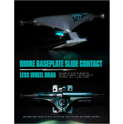 Thunder T-II Polished Trucks (Set of 2) baseplate