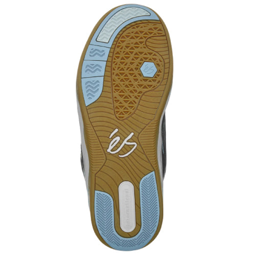 eS TJ Rogers Skate Shoe - Black/Blue/White bottom