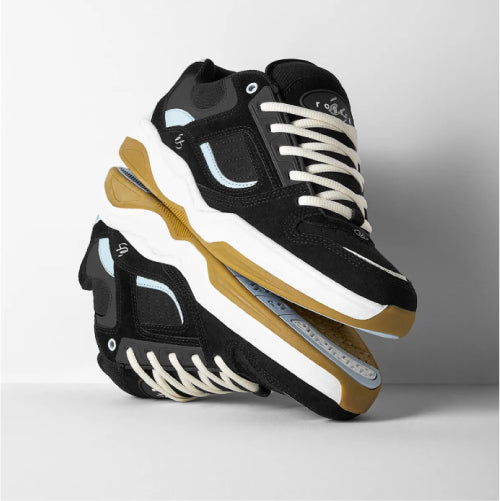 eS TJ Rogers Skate Shoe - Black/Blue/White photo 1