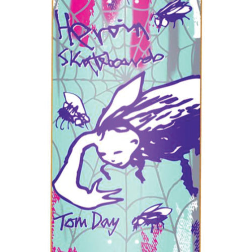 Heroin Tom Day Flies Symmetrical Skateboard Deck 8.5"