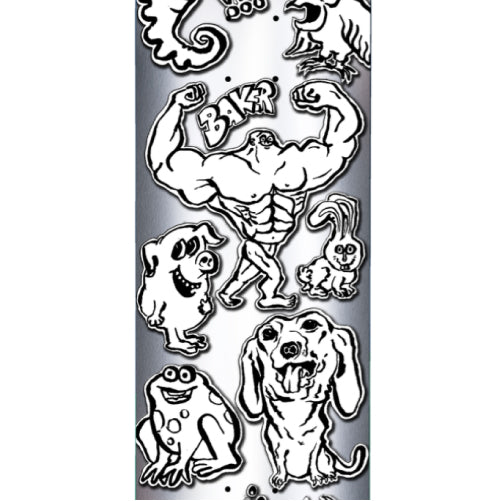 Baker Tyson Calamities Twin Skateboard Deck 8.38" graphic
