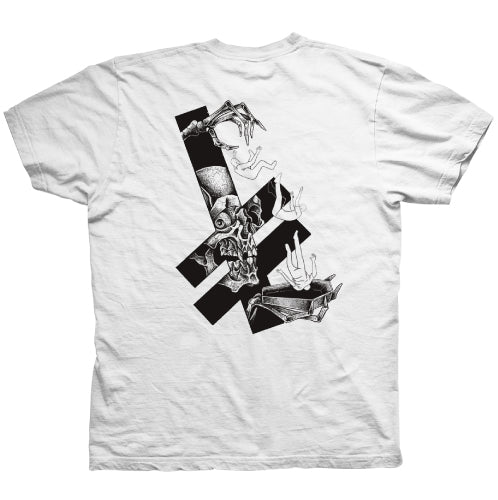 Deathwish Trapped Tee - White