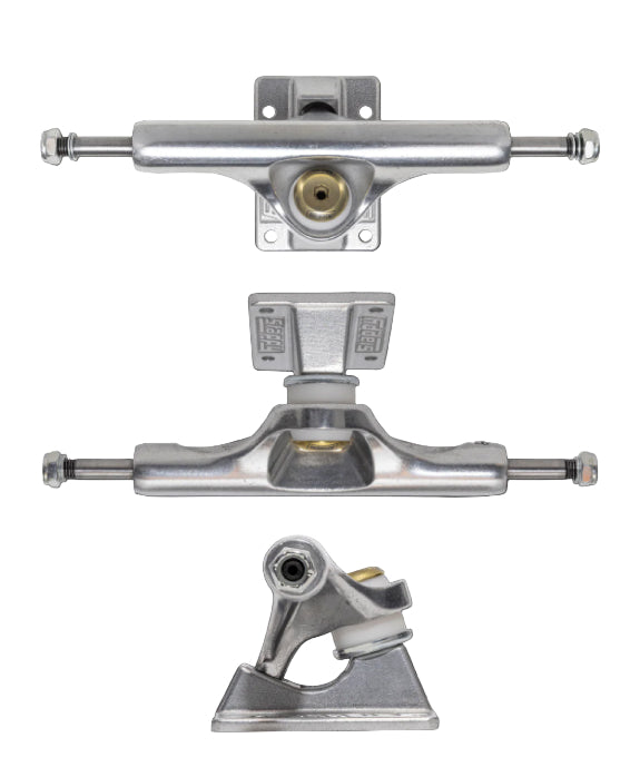 Slappy ST1 Inverted Hollow Lights Ultra Low Kingpin Polished Trucks (Set of 2) all sides
