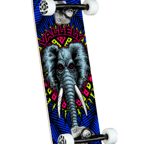 Powell Peralta Vallely Elephant Complete Skateboard Royal Blue 8.25"
