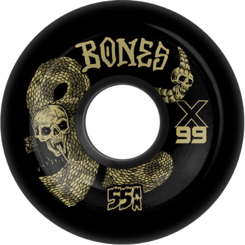 90s bones wheels 43㎜　dead stock Bones XF V6 Widecut Death Venom Wheels 99A – Anchors Skateshop
