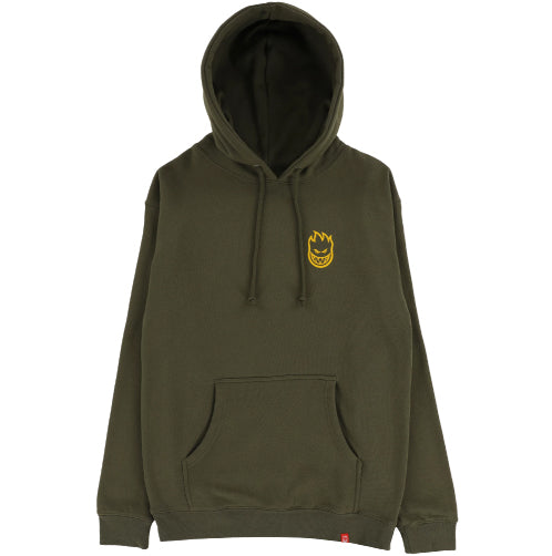 Spitfire Vortex Classic Hoodie - Army/Gold