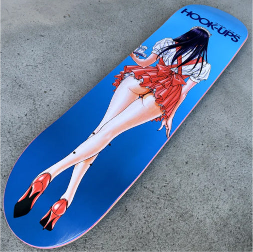Hook-Ups Waitress in Trouble Skateboard Deck 8.25"