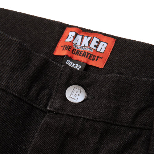 Baker Warner Denim Pants - Black