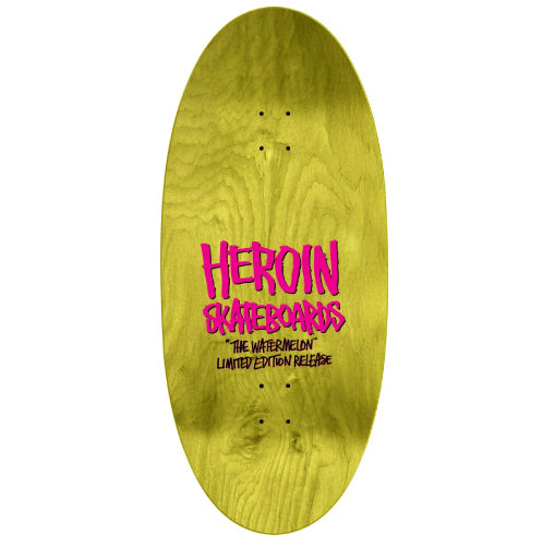 Heroin The Watermelon Skateboard Deck 13.5" top