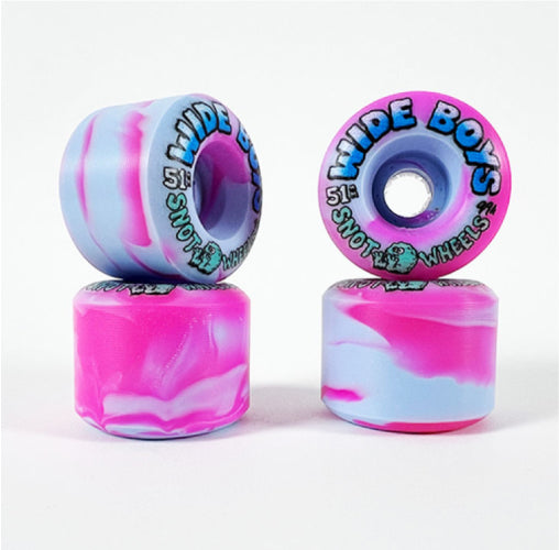 Snot Wide Boys Wheels Ice/Pink Swirl 51MM 99A