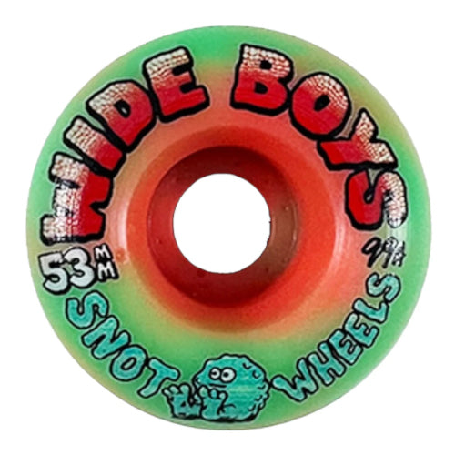 Snot Wide Boys Wheels Green/Orange Swirl 53MM 99A