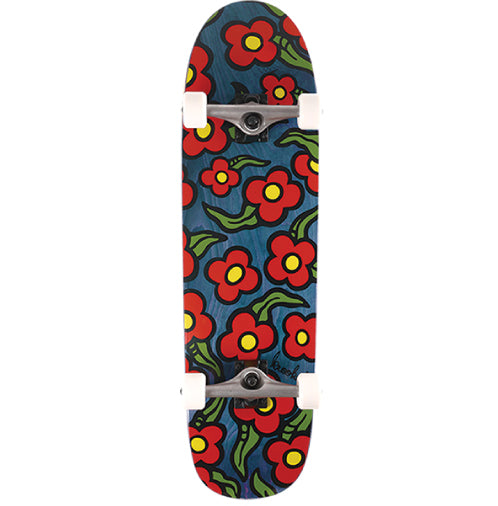 Krooked Wildstyle Flower Complete Skateboard 8.88"