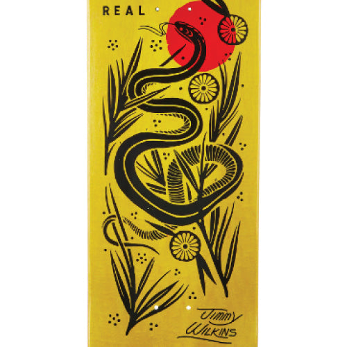 Real Jimmy Wilkins Mudgett Skateboard Deck 8.86"