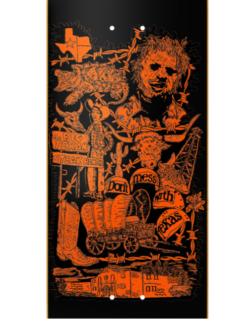 Heroin Wilson Allegory of Fear Skateboard Deck 8.5" close