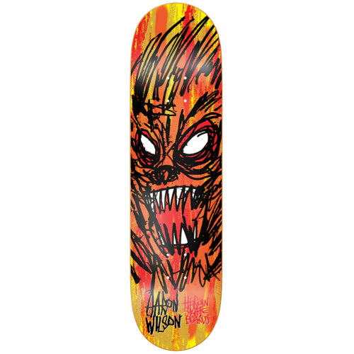 Heroin Aaron Wilson Savages Skateboard Deck 8.5"