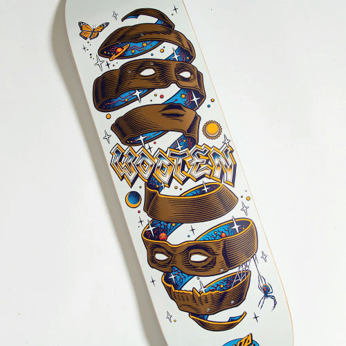 Santa Cruz Jake Wooten Unwound VX Skateboard Deck 8.5"