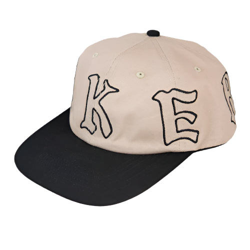 Baker Wrapped Snapback Hat - Khaki/Black