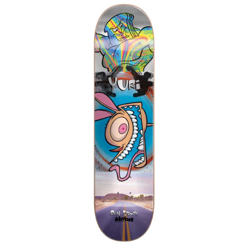 Almost Yuri Facchini Pro X Ren & Stimpy Road Trip R7 Skateboard Deck 8.0"