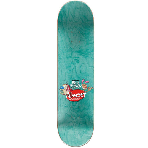Almost X Ren & Stimpy Youness Amrani Room Mate R7 Skateboard Deck 8"