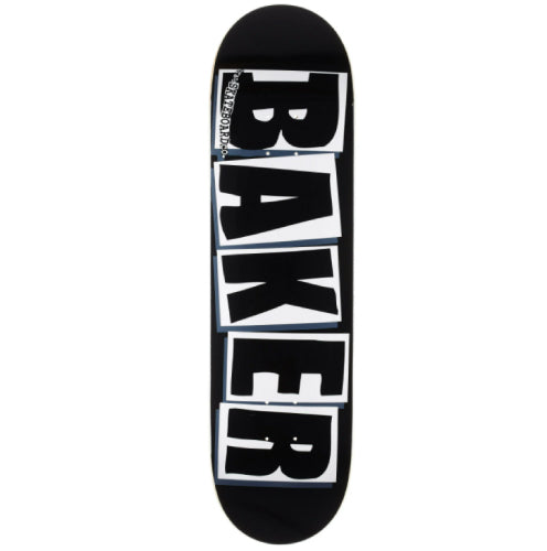 Baker Brand Logo Black & White Skateboard Deck 8.475