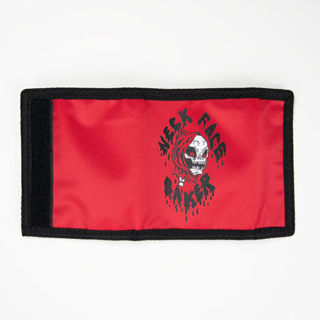Baker Wizardry Neckface Red, Black Wallet