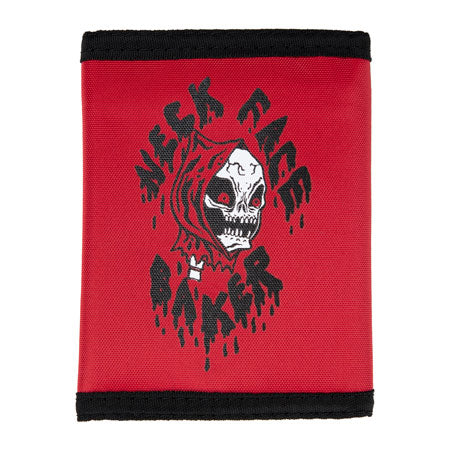 Baker Wizardry Neckface Red, Black Wallet