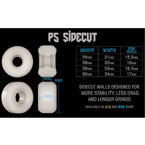 Bones SPF Caballero Bats P5 Sidecut Wheels 60MM 84B