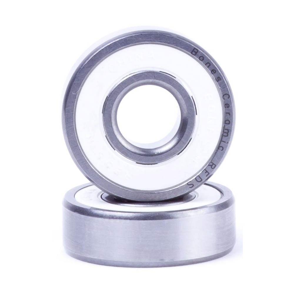 Bones Ceramic Super Reds Skateboard Bearings (Set of 8)