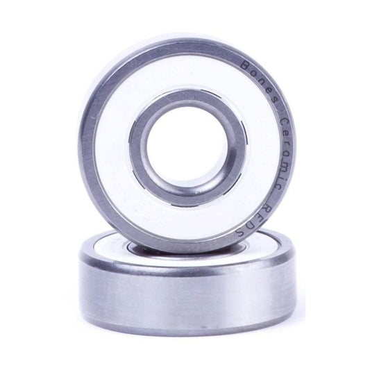 Bones Ceramic Super Reds Skateboard Bearings (Set of 8)