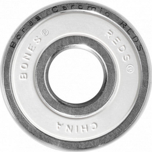 Bones Ceramic Super Reds Skateboard Bearings (Set of 8)