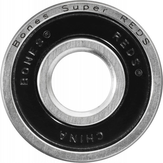 Bones Super Reds Skateboard Bearings (Set of 8)
