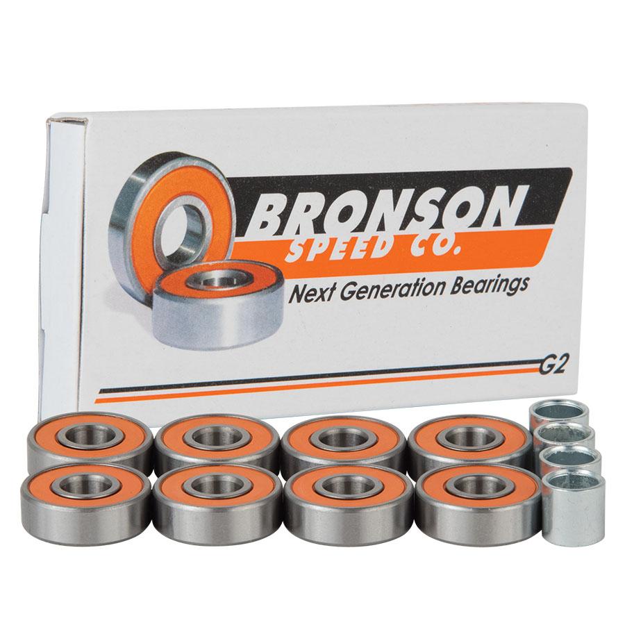 Bronson G2 Skateboard Bearings (Set of 8)