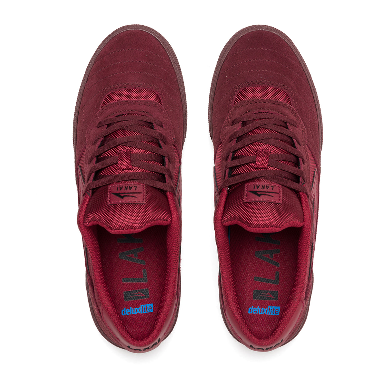 Lakai Cambridge Burgundy Suede Skate Shoe