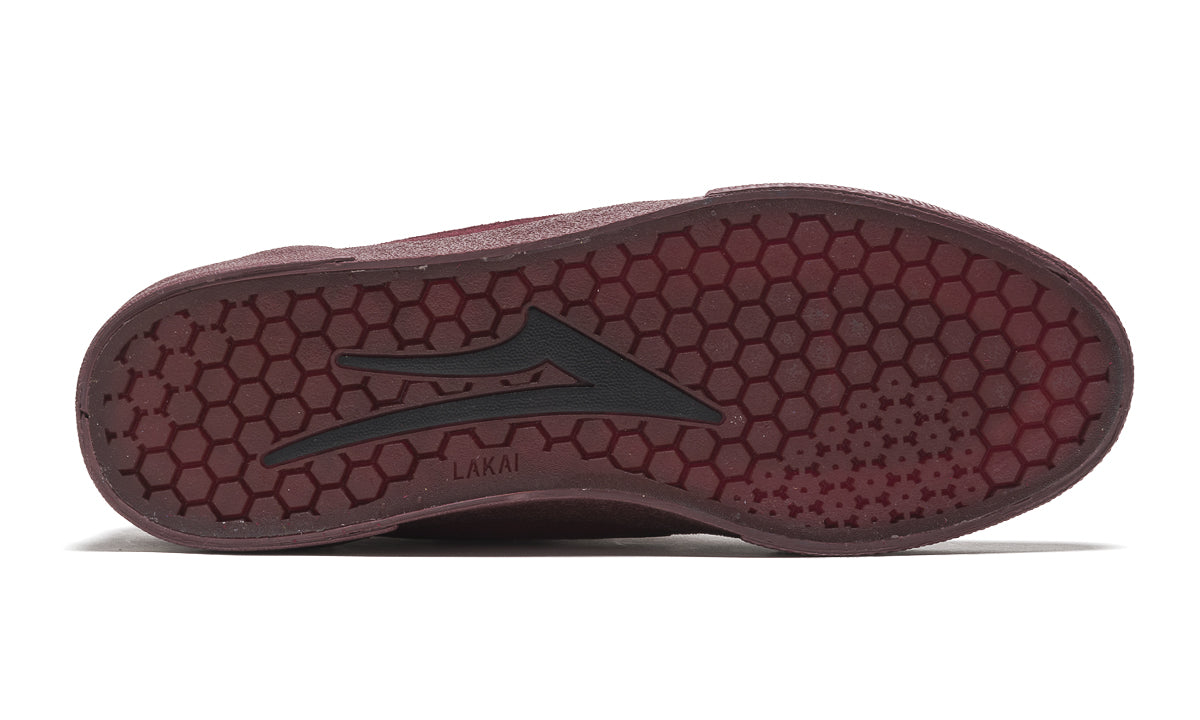 Lakai Cambridge Burgundy Suede Skate Shoe