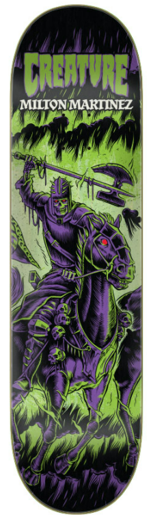 Creature Milton Martinez Pro Horseman VX Skateboard Deck 8.25"