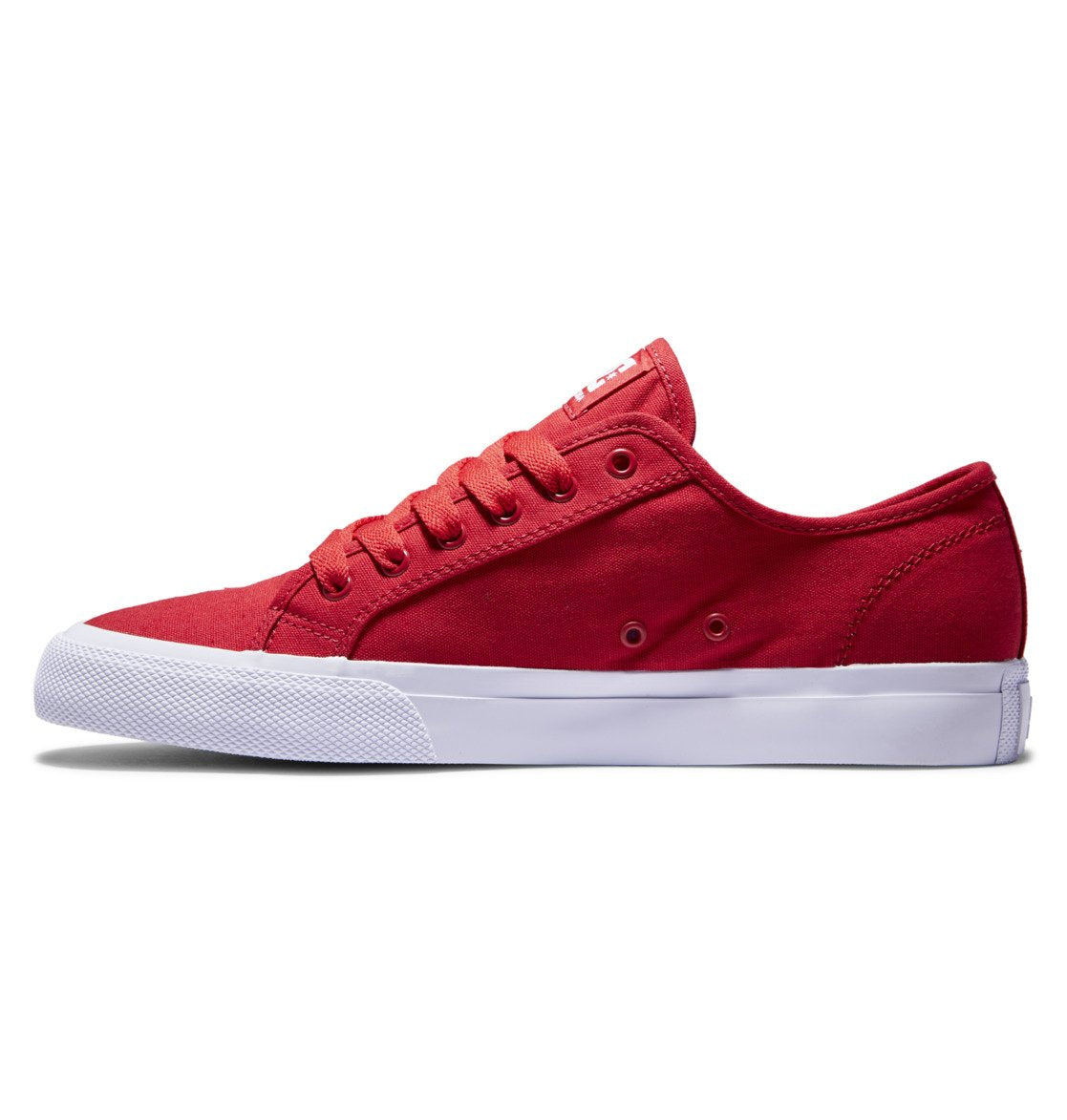 DC Manual Skate Canvas Shoes Red