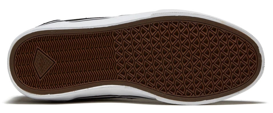 Emerica Dickson Black, White, Gold Skateboard Shoe