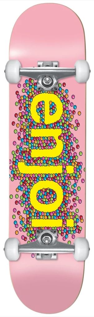 Enjoi Candy Coated Complete Skateboard Pink 8.25"