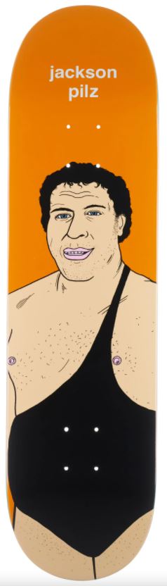 Enjoi Jackson Pilz Andre the Giant Body Slam WWE Skateboard Deck 8.25"