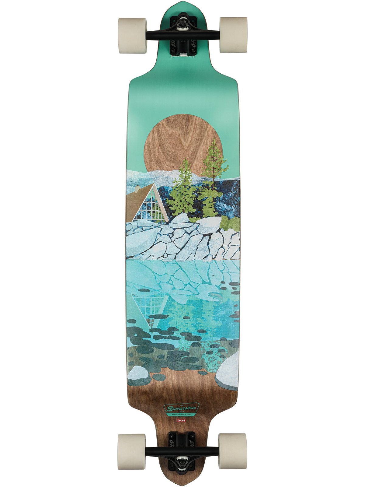 Globe Bannerstone Lodge Longboard Complete 41"