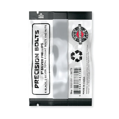 Independent Phillips Precision Bolts Hardware Black, Silver 1"