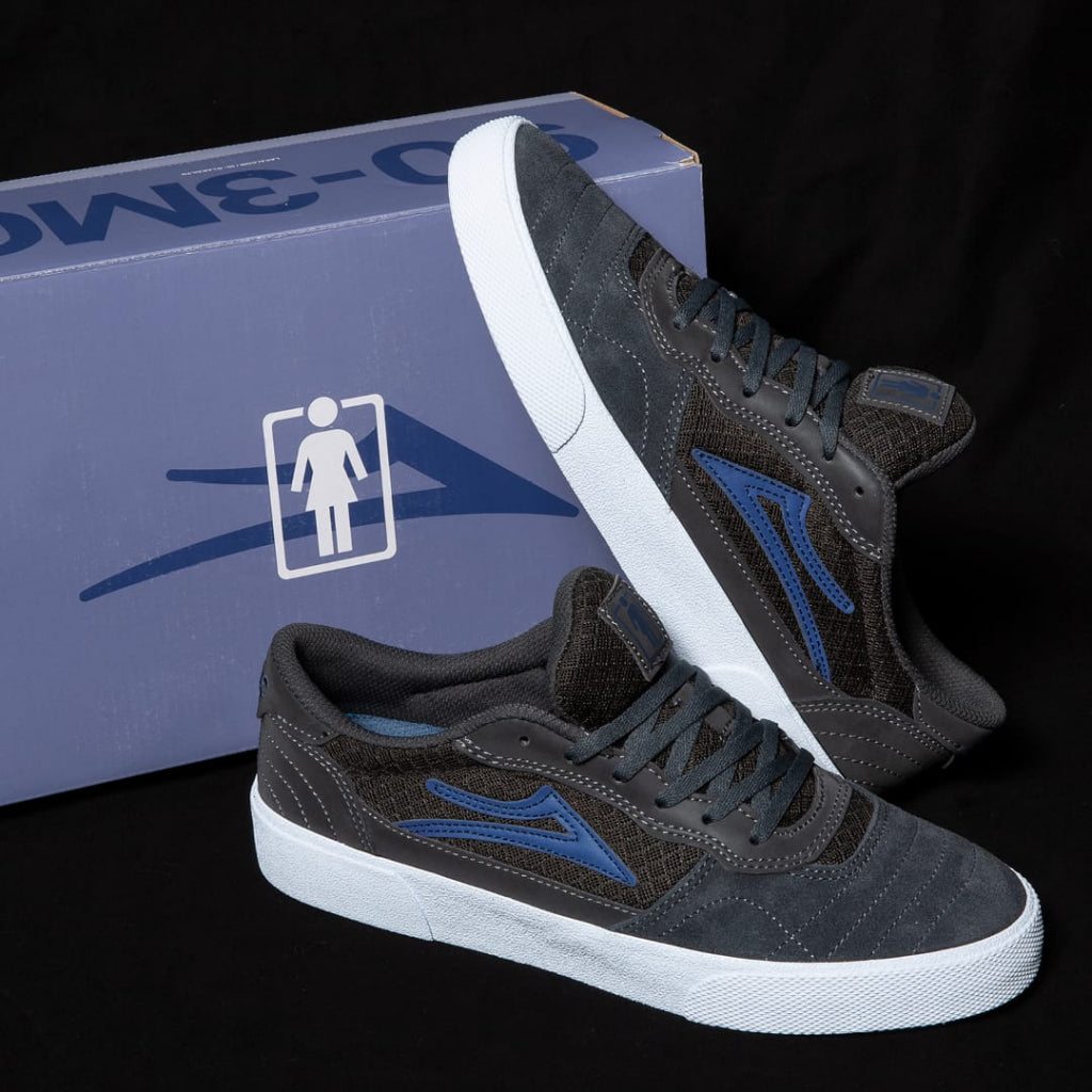 Lakai Cambridge Skate Shoe - Grey/Reflective