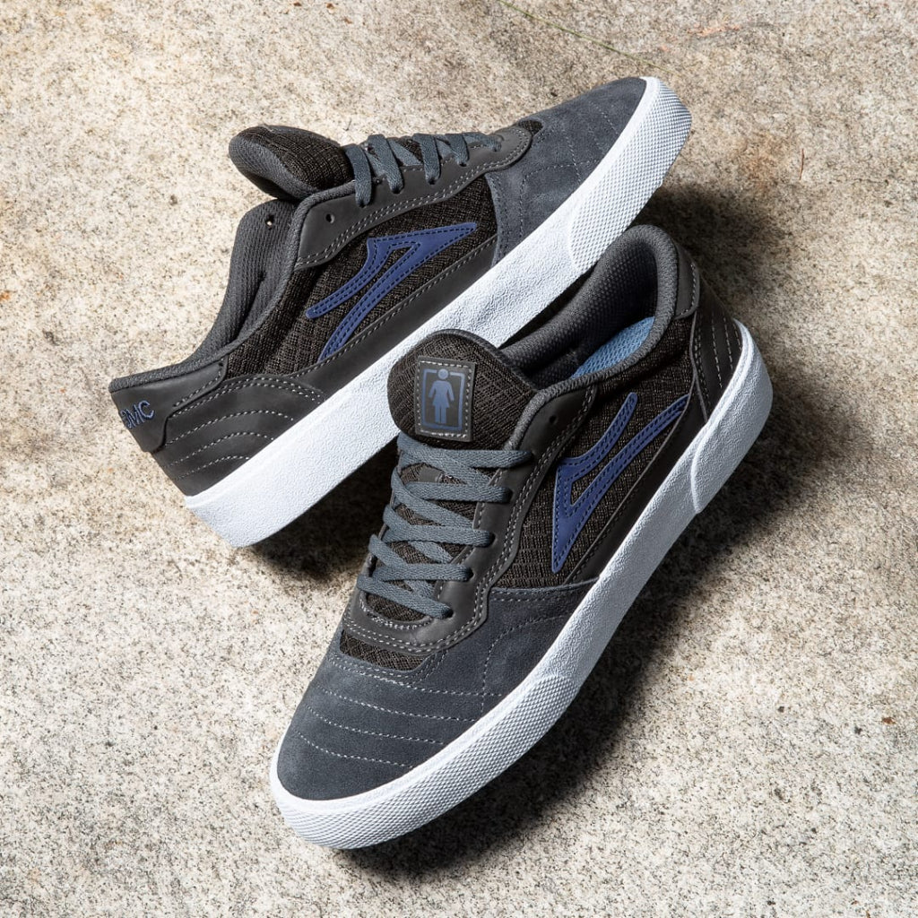 Lakai Cambridge Skate Shoe - Grey/Reflective