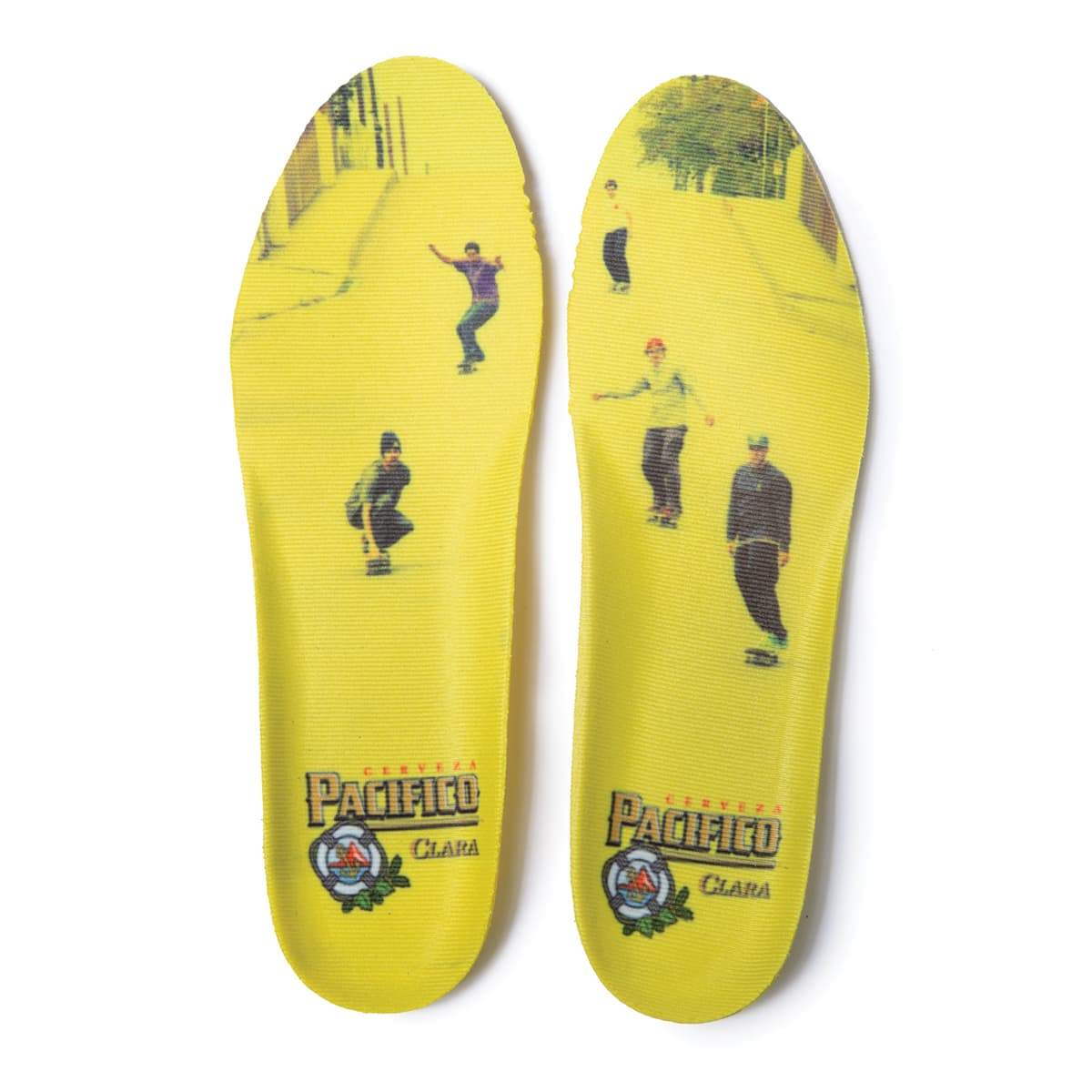Lakai X Pacifico Telford Yellow, Cyan Suede Skateboarding Lifestyle Shoe