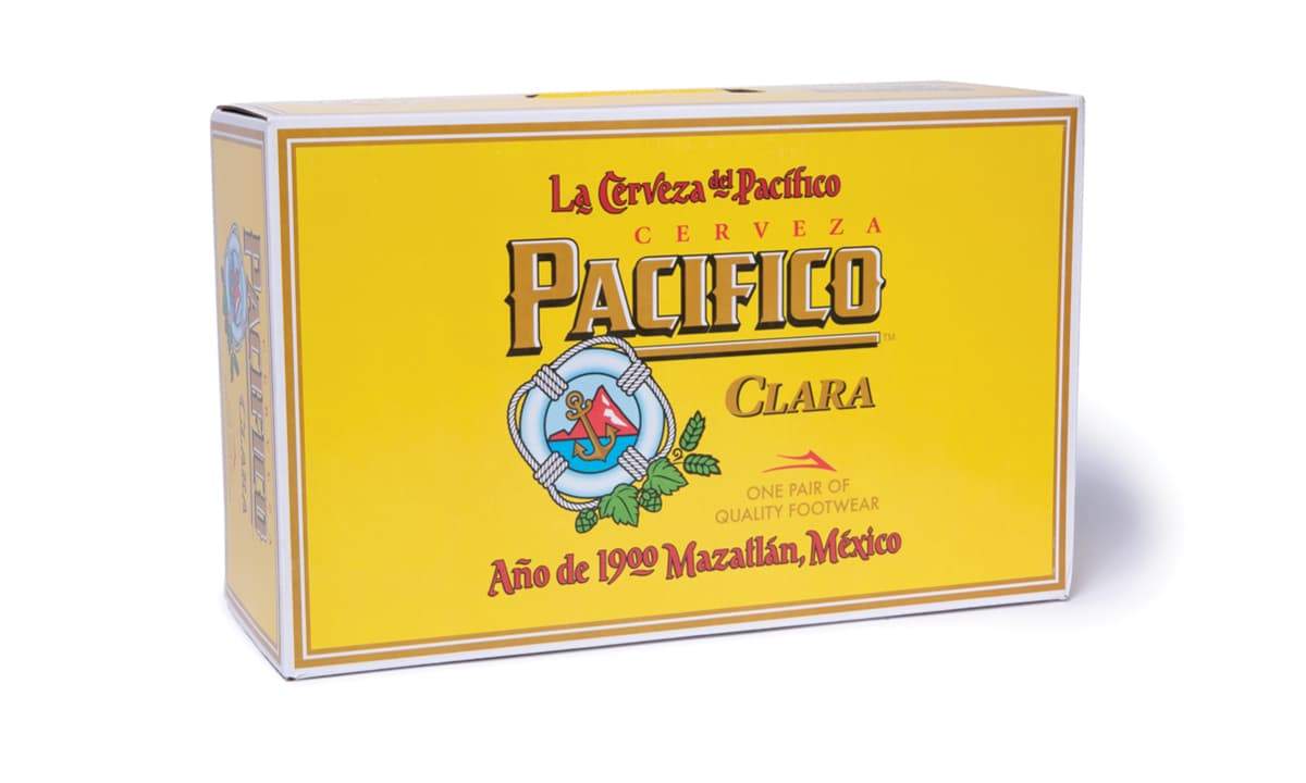 Lakai X Pacifico Telford Yellow, Cyan Suede Skateboarding Lifestyle Shoe