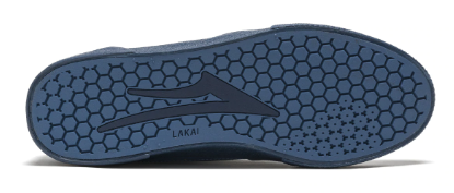 Lakai Paterson Cambridge Slate Blue Leather Skateboard Shoe