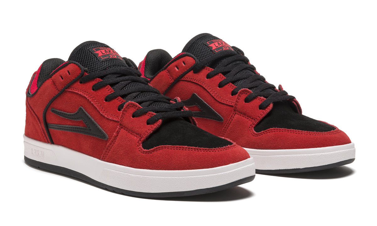 Lakai Telford Low Red Suede Skateboard Shoe