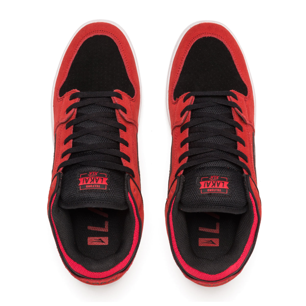 Lakai Telford Low Red Suede Skateboard Shoe