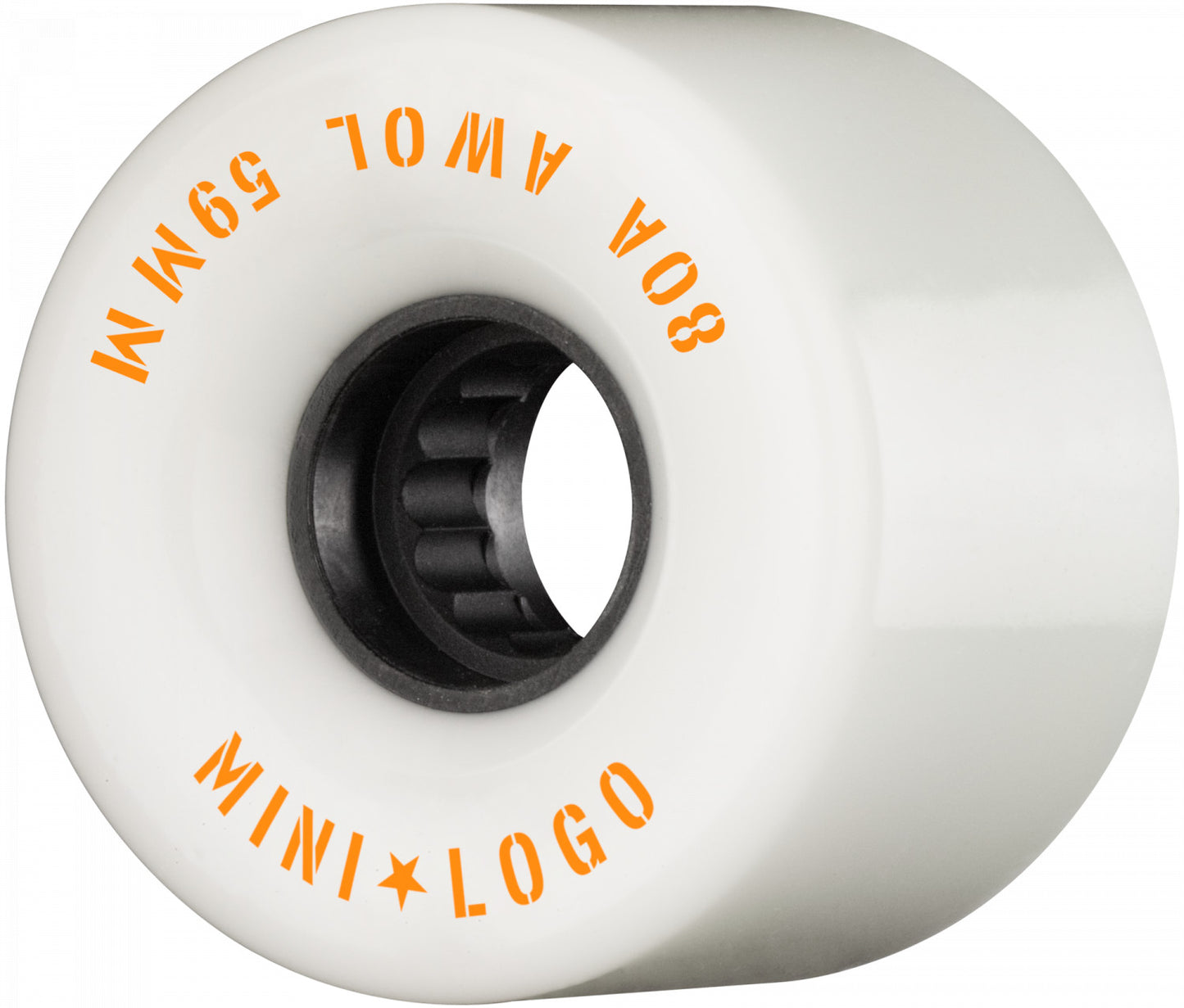 Mini Logo AWOL Lift Kit - Skateboard Wheels, Bearings, Risers and Hardware Set White 59MM 80A